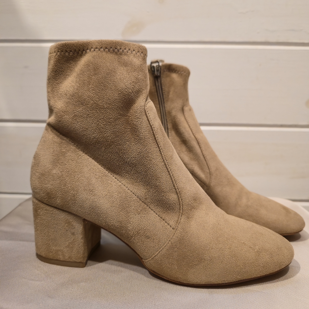 Aldo Tan Heeled Boots